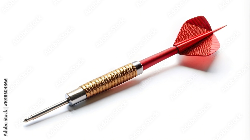 Asymmetrical darts arrow isolated on white background Asymmetrical darts arrow isolated on white background