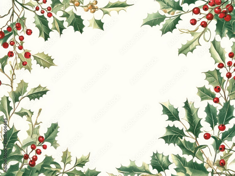 Festive Christmas background, AI generated. Festive Christmas background, AI generated.
