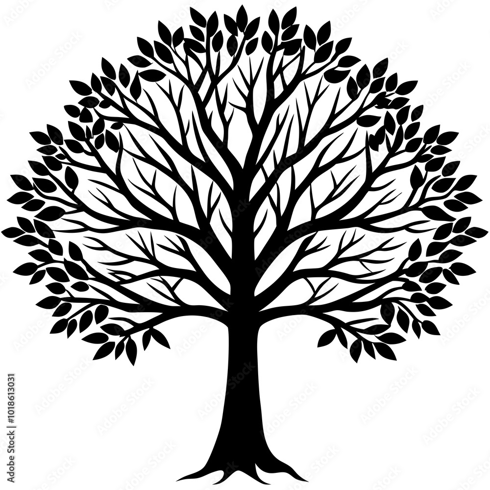 tree silhouette vector tree silhouette vector