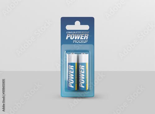 Battery Blister Pack Mockup Vol. 1