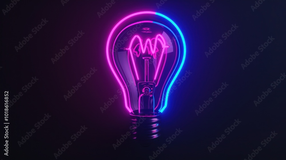 Neon Lightbulb Neon Lightbulb