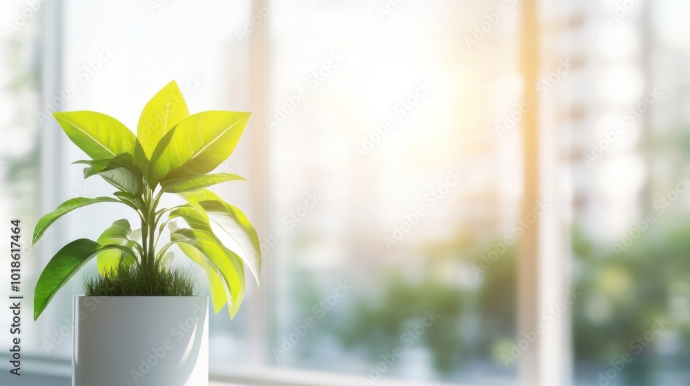 Green Plant by Window Green Plant by Window