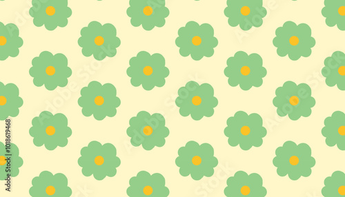 Seamless  botany flowers Pattern, Abstract colorful flowers background. style for fabric, banners, wallpaper, posters, websites, online shopping.Vector illustration design and creative idea,eps 10.