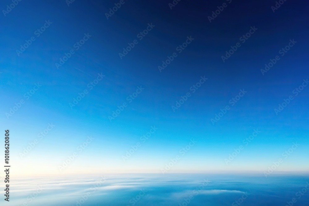 Background of clear sky with soft blue gradient, bird eye view Background of clear sky with soft blue gradient, bird eye view