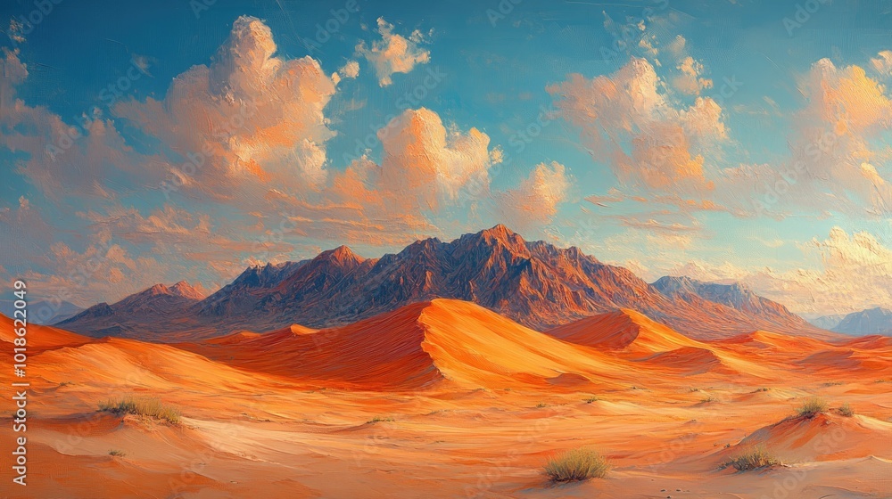 Naklejka premium Desert dunes