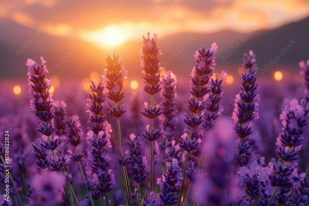 lush lavender field blooming with wildflowers under a soft summer sun creating a picturesque scene filled with vibrant colors and serene beauty lush lavender field blooming with wildflowers under a soft summer sun creating a picturesque scene filled with vibrant colors and serene beauty
