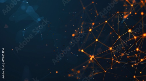Abstract Network Connection Illustration