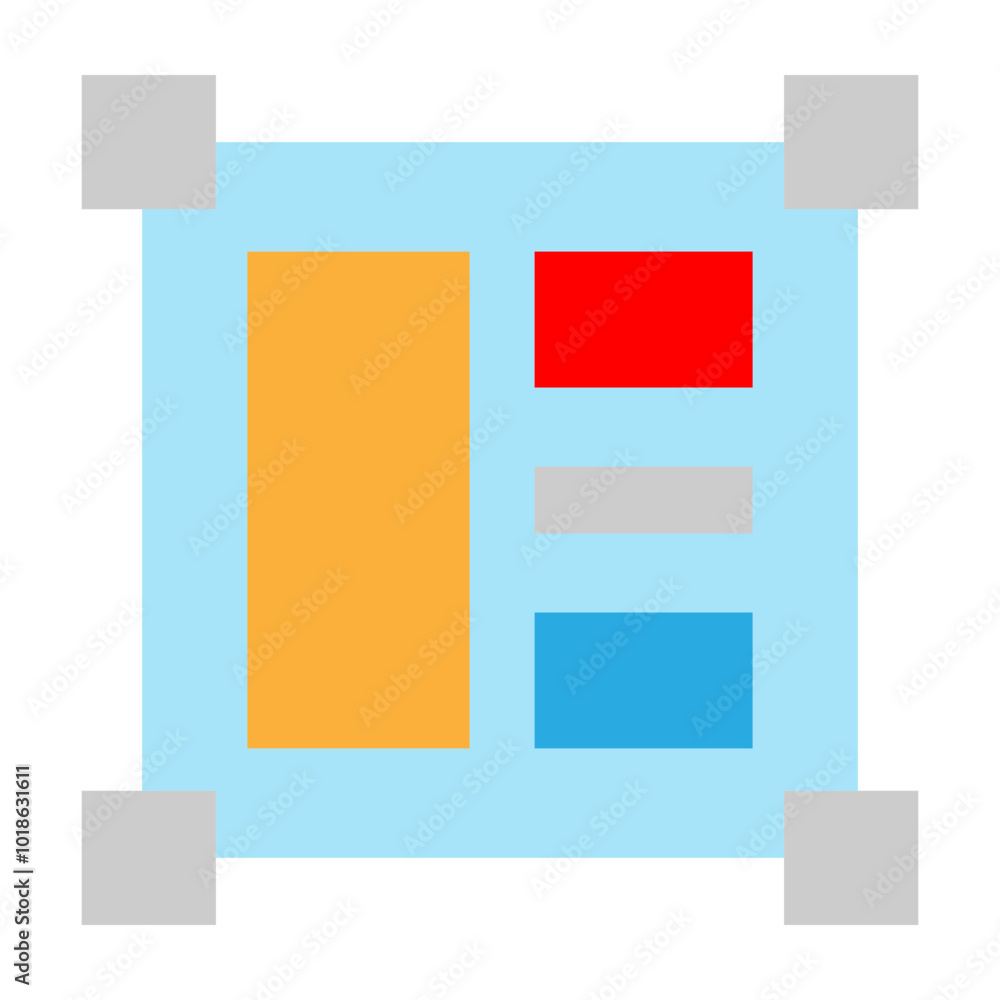 Layout Vector Flat Icon Design Layout Vector Flat Icon Design