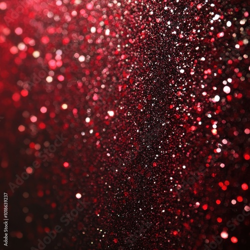 Shimmering red glitter background, perfect for festive designs, events, or creative projects that need a touch of glamour.