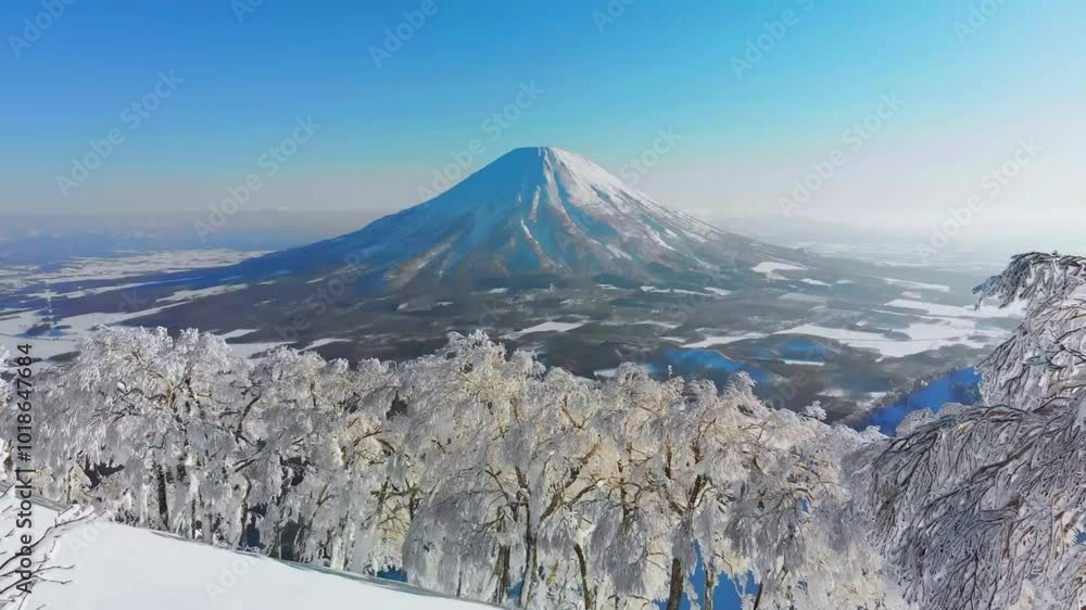 snow covered mountains