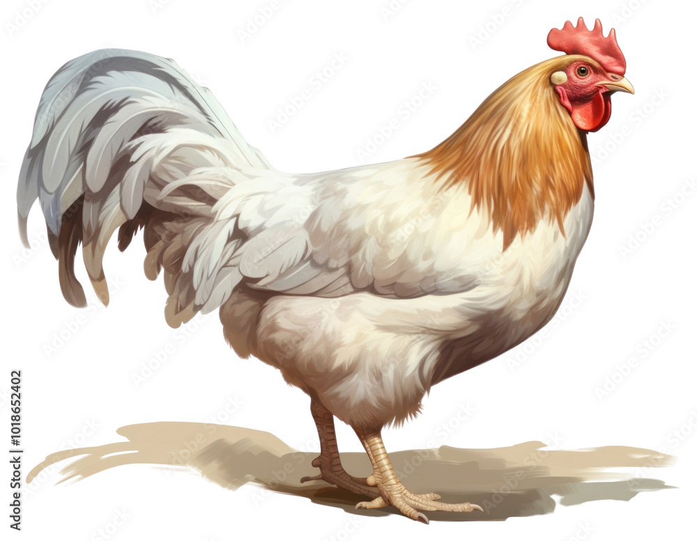 Fototapeta premium PNG Chicken poultry animal bird.