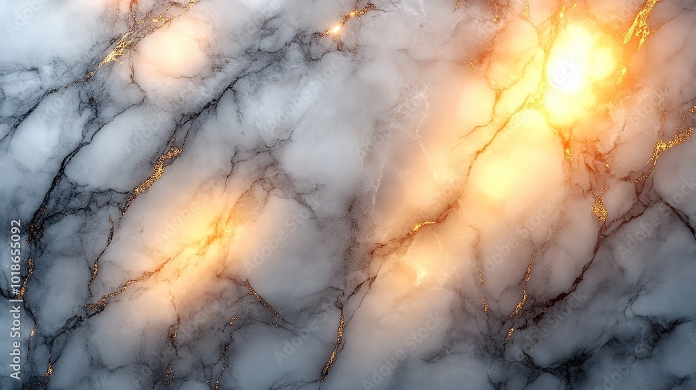 Abstract marble texture with glowing elements. Abstract marble texture with glowing elements.