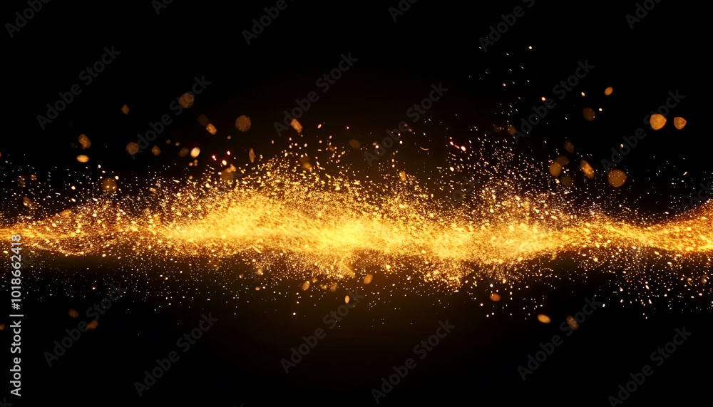 Fire effect isolated on black background. Concept of particles, sparkles, flames, and light Fire effect isolated on black background. Concept of particles, sparkles, flames, and light
