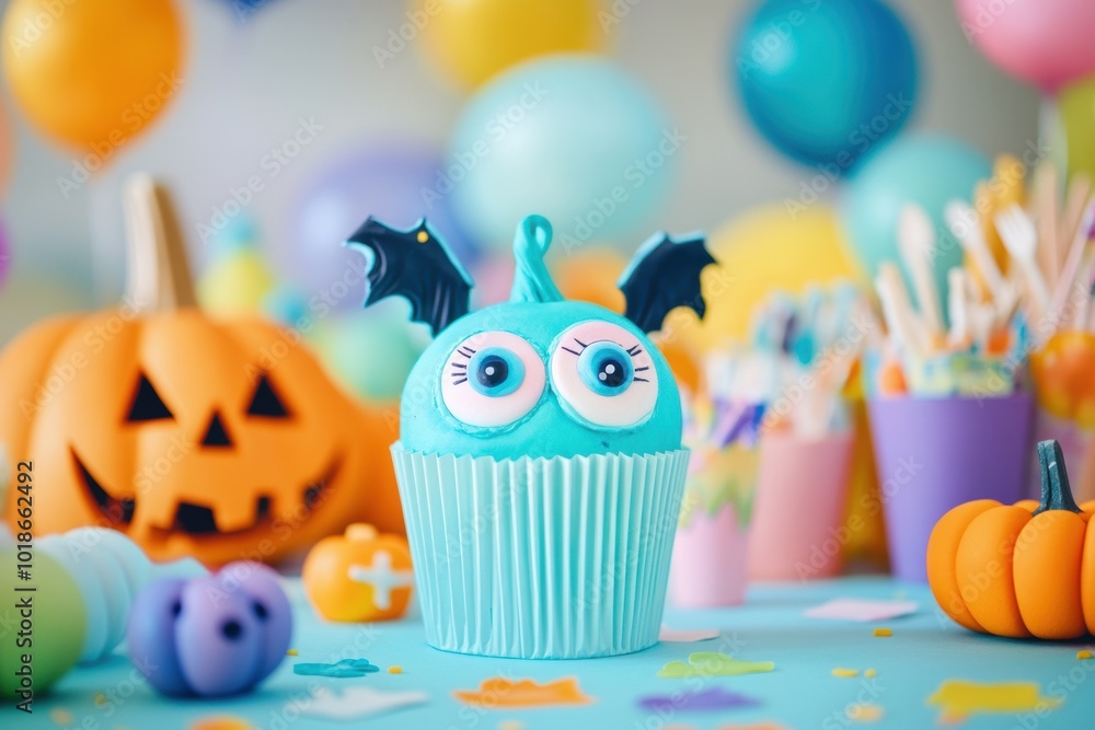 Creative Halloween crafting party with friends featuring spooky treats and decorations Creative Halloween crafting party with friends featuring spooky treats and decorations