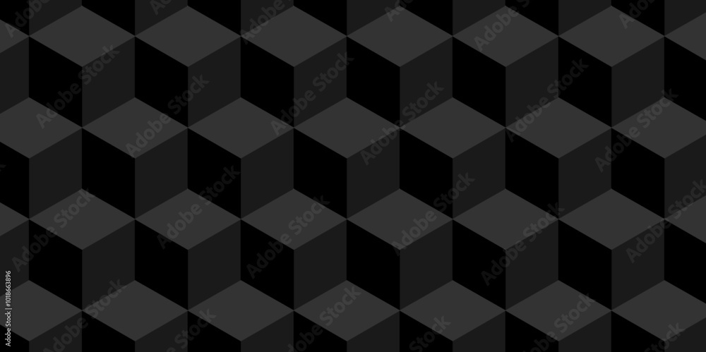 Minimal Vector geometric cube hexagon surface texture design. dark black block cubic mete glossy thin smooth structure isometric grid banner wallpaper.
Minimal Vector geometric cube hexagon surface texture design. dark black block cubic mete glossy thin smooth structure isometric grid banner wallpaper.