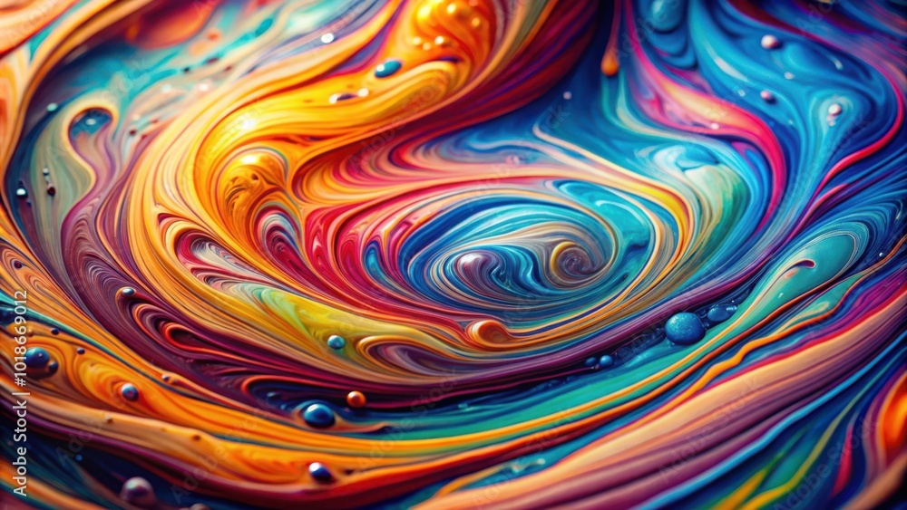 Abstract Multicolored Liquid Swirls Close Up Art Piece Background Texture Abstract Multicolored Liquid Swirls Close Up Art Piece Background Texture