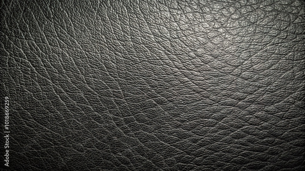 Black leather texture and cement background in macro shot Black leather texture and cement background in macro shot
