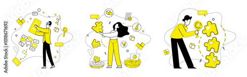 Logica vector illustration. Breakthroughs transform into opportunities in crucible creative intellect Progress flourishes where understanding and logica intersect Logica metaphorically dances