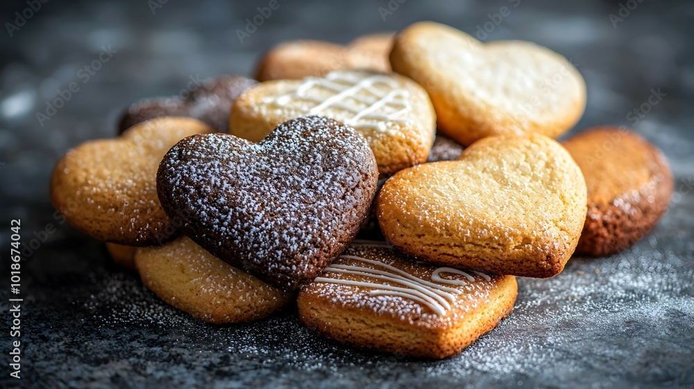 Heart-Shaped Cookies as a Gesture of Gratitude Heart-Shaped Cookies as a Gesture of Gratitude