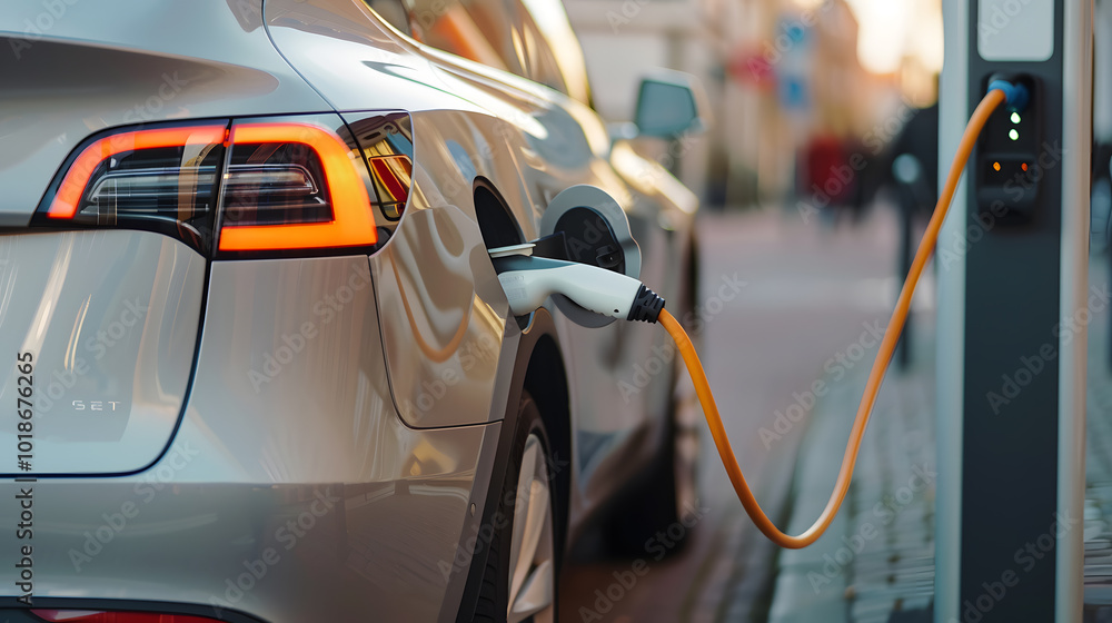 Electric Car Charging Station in Use | Sustainable Transportation and Clean Energy Solutions for Eco-Friendly Commuting Electric Car Charging Station in Use | Sustainable Transportation and Clean Energy Solutions for Eco-Friendly Commuting