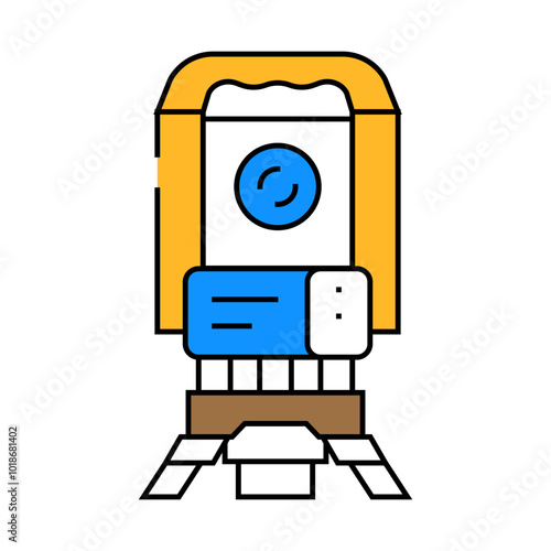 surveying tools mining line icon vector. surveying tools mining sign. isolated symbol illustration