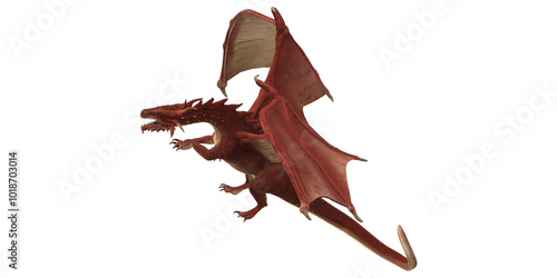 Dragon isolated on a Transparent Background