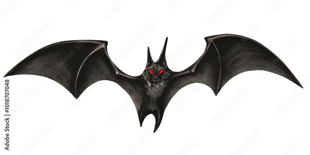 Scary Spooky Bat isolated on a Transparent Background Scary Spooky Bat isolated on a Transparent Background