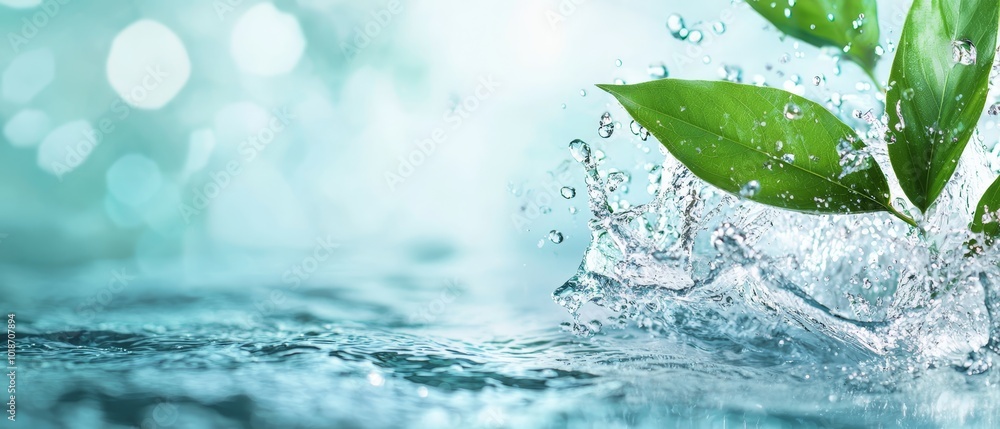 A green plant emerges from the water, surrounded by a gentle splash ..Or, if focusing on the water:.A green plant bursts from the A green plant emerges from the water, surrounded by a gentle splash ..Or, if focusing on the water:.A green plant bursts from the
