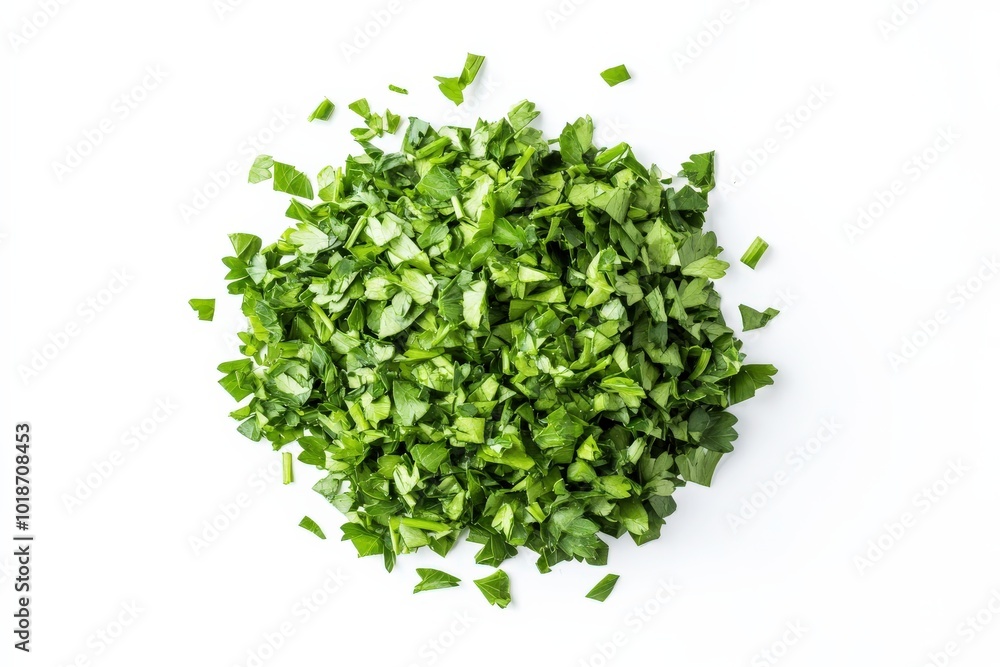 Chopped Parsley: Fresh Organic Ingredient for Summer Meals and Garden Cooking Chopped Parsley: Fresh Organic Ingredient for Summer Meals and Garden Cooking