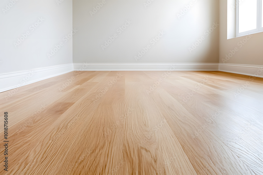 Close-Up of White Oak Flooring Corner | Showcasing the Elegance and Durability of Hardwood Floors