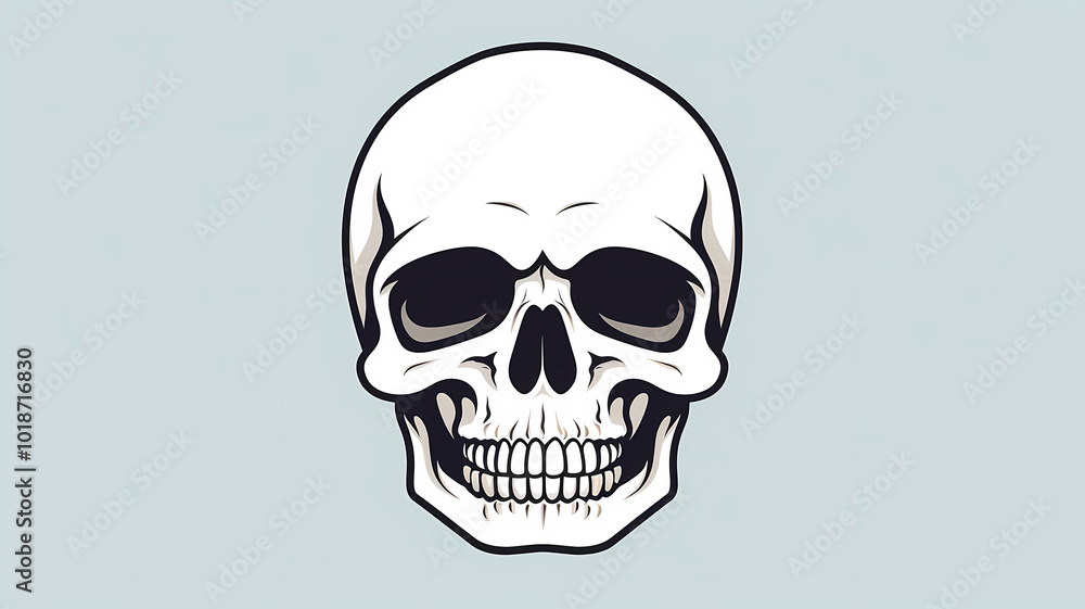 Simple skull pattern Simple skull pattern