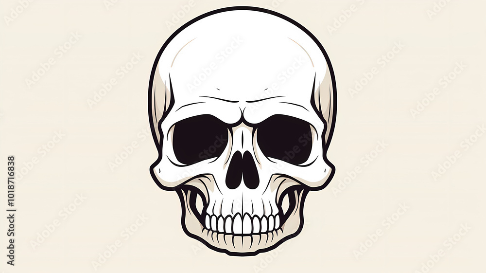 Simple skull pattern Simple skull pattern