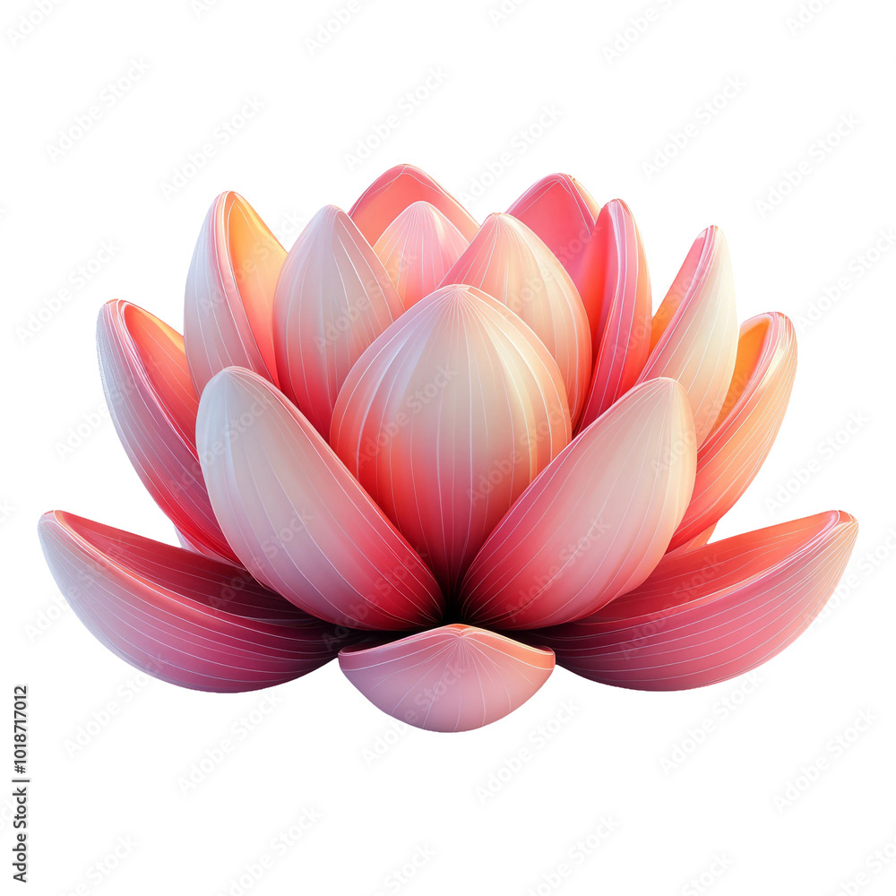 Beautiful pink lotus blooming in soft light Beautiful pink lotus blooming in soft light