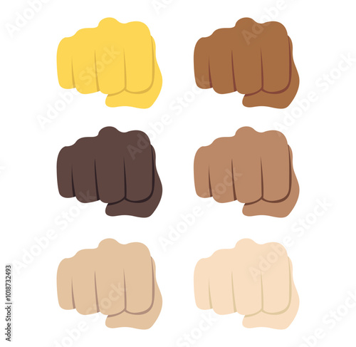 hand emoji vector symbol sign icon fist