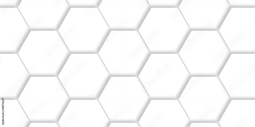 Minimal White Hexagonal Background. Luxury White Pattern. Vector Illustration. 3D Futuristic abstract honeycomb mosaic white background. geometric mesh cell texture. modern futuristic wallpaper. Minimal White Hexagonal Background. Luxury White Pattern. Vector Illustration. 3D Futuristic abstract honeycomb mosaic white background. geometric mesh cell texture. modern futuristic wallpaper.