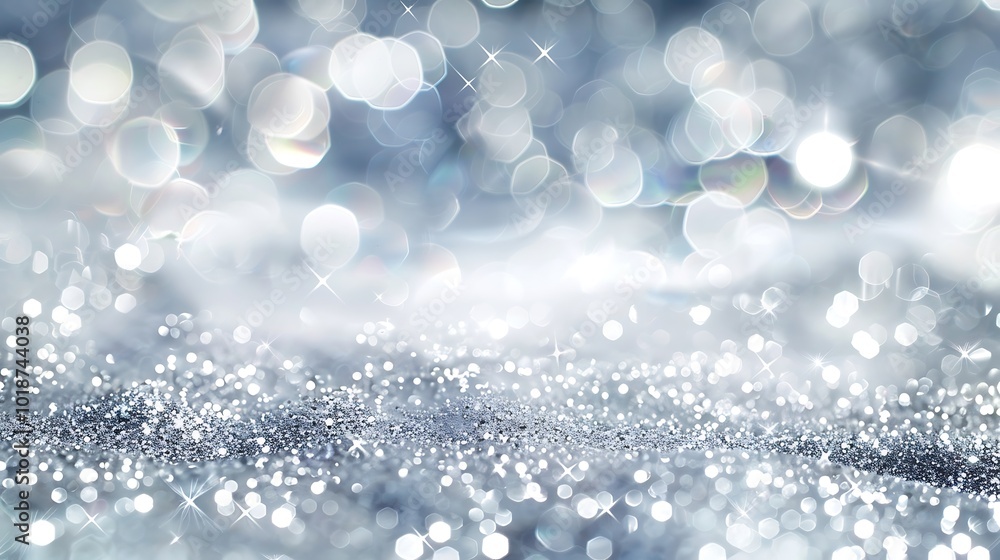 background with bokeh lights and snowflakes. background with bokeh lights and snowflakes.