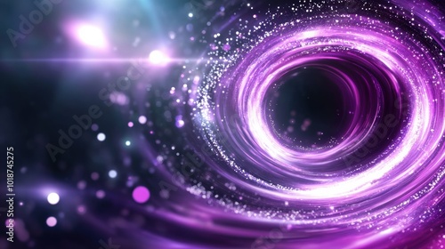 Vibrant Purple Swirl Abstract Background Design