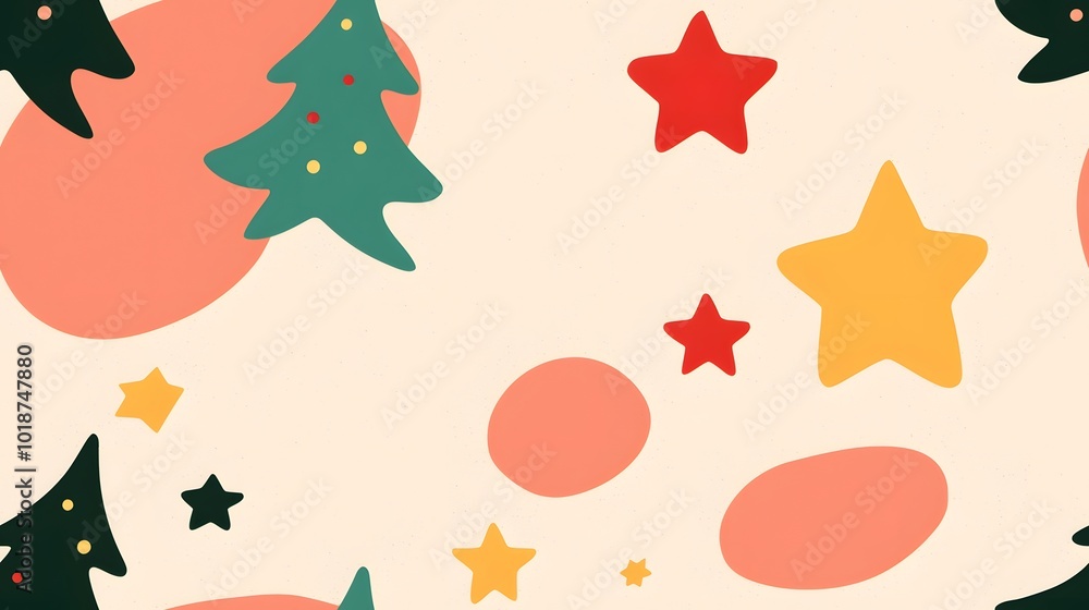 Elegant Minimalist Christmas Pattern Design Elegant Minimalist Christmas Pattern Design