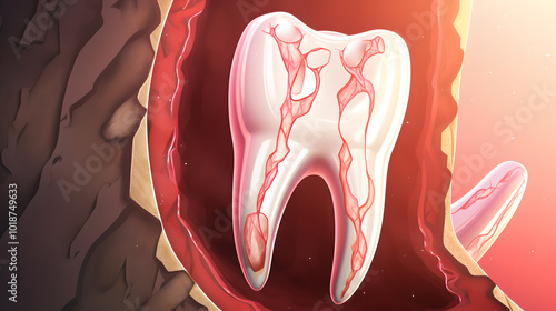 Tooth anatomy diagram photo