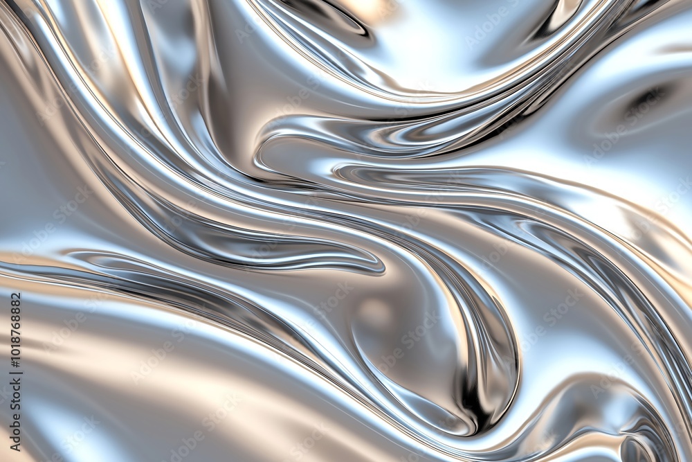 Abstract Liquid Metal Swirls in Chrome and Silver, With a High-gloss Finish, Texture for Background, High Resolution Wallpaper or Background Abstract Liquid Metal Swirls in Chrome and Silver, With a High-gloss Finish, Texture for Background, High Resolution Wallpaper or Background
