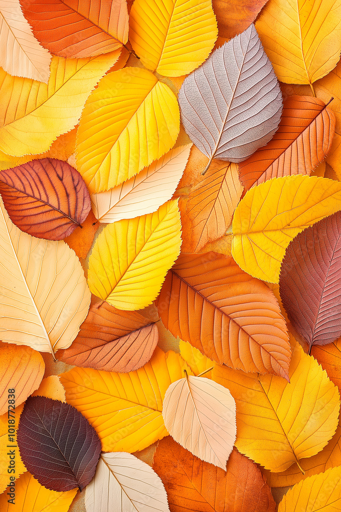 vibrant autumn leaves in yellow, orange, and brown, rich seasonal texture. fall-themed wallpaper, nature mobile backgrounds, vertical seasonal backdrop vibrant autumn leaves in yellow, orange, and brown, rich seasonal texture. fall-themed wallpaper, nature mobile backgrounds, vertical seasonal backdrop