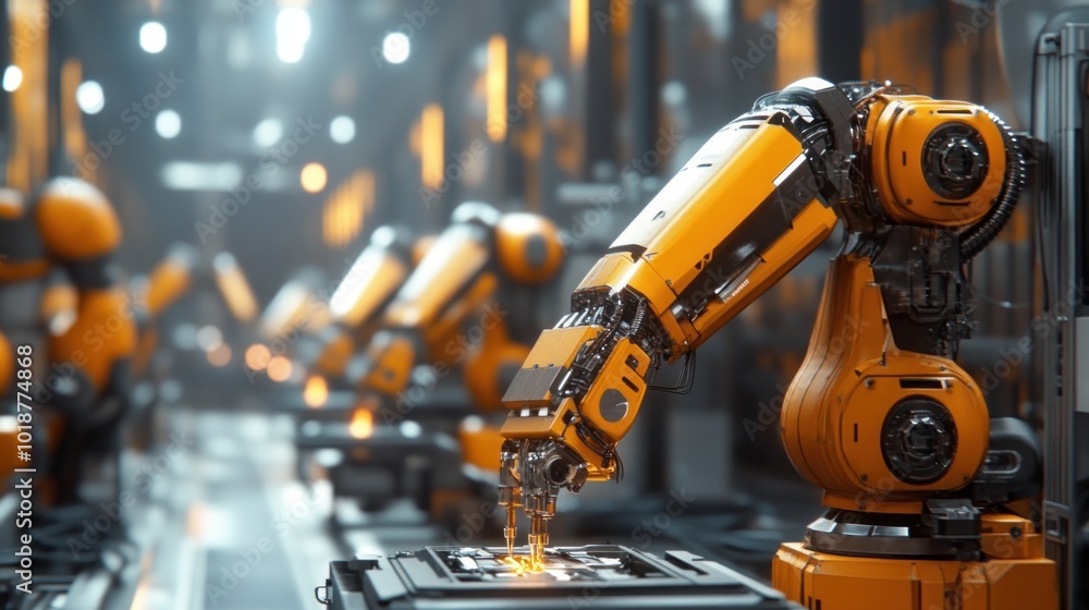 Industrial Robot Arm Assembly Line Industrial Robot Arm Assembly Line