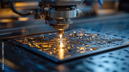 Laser Cutting Machine in Action