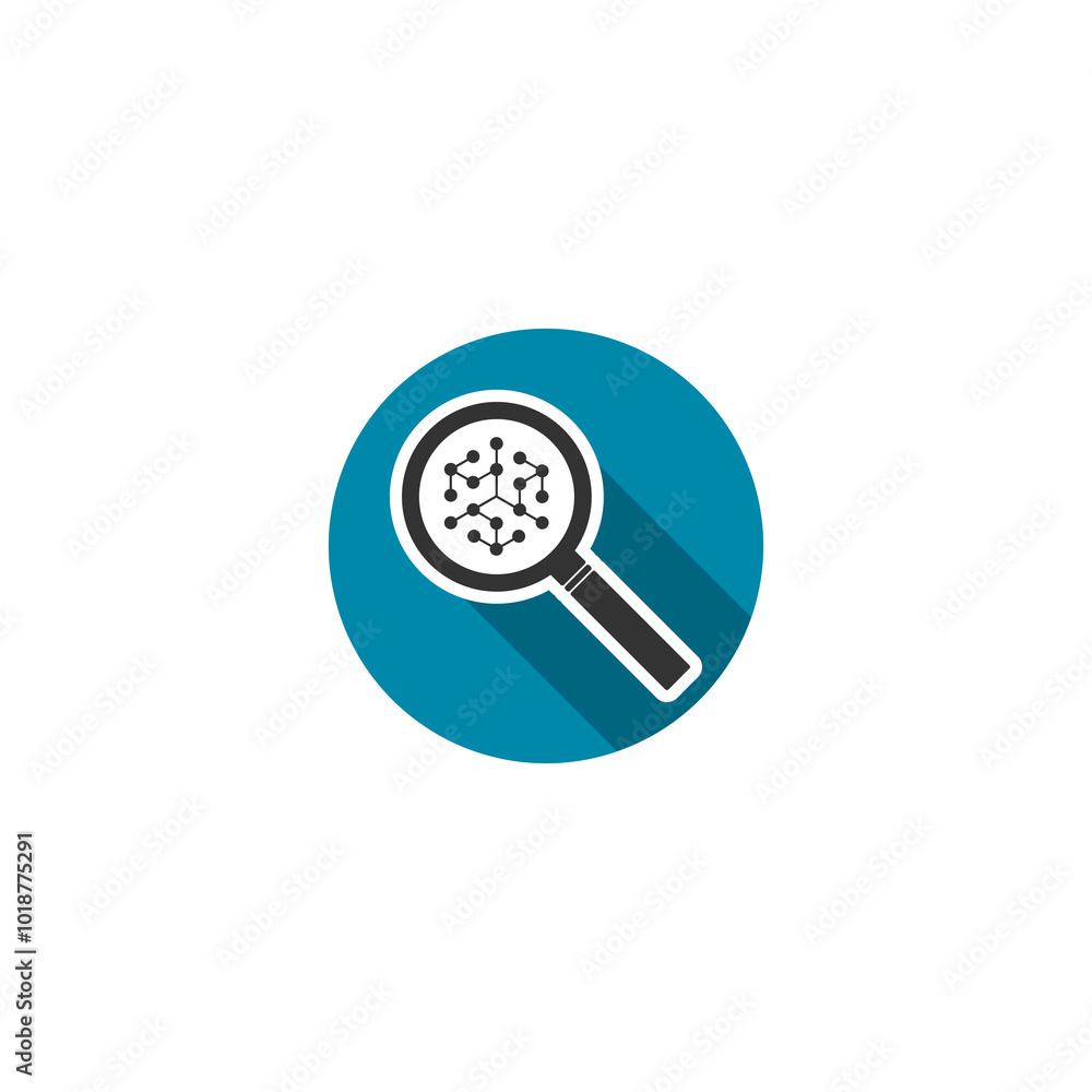 Chemical element compound icon isolated on transparent background