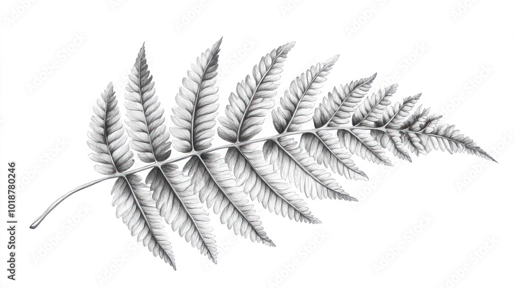 Fern Frond Illustration Fern Frond Illustration