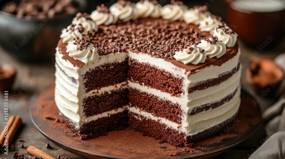 Delicious Chocolate Cake Delicious Chocolate Cake