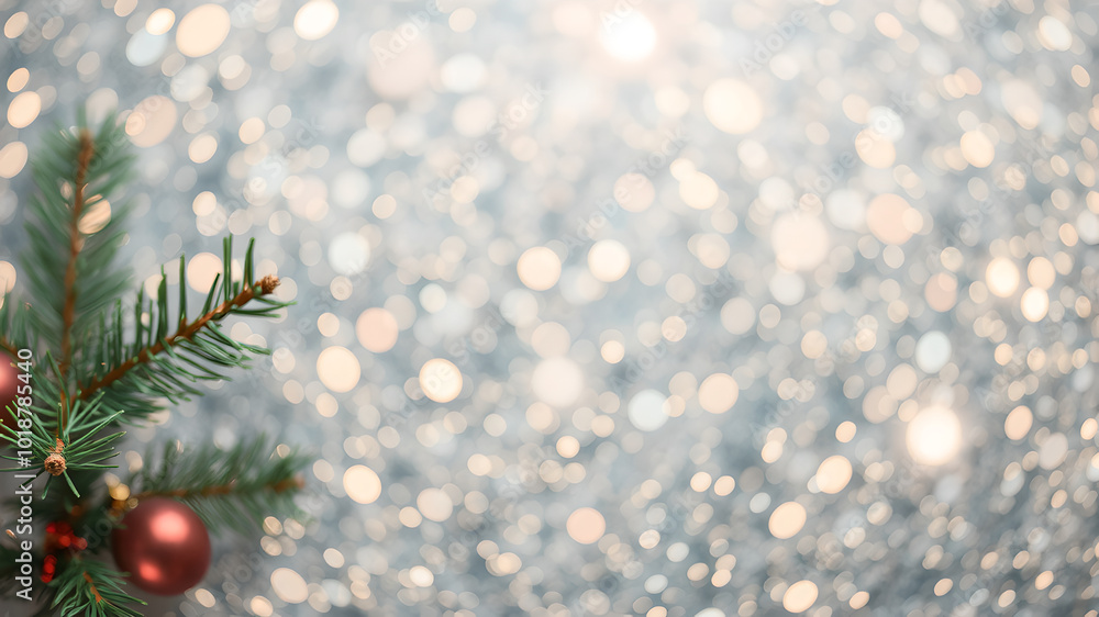 Obraz premium Christmas background texture with glitter