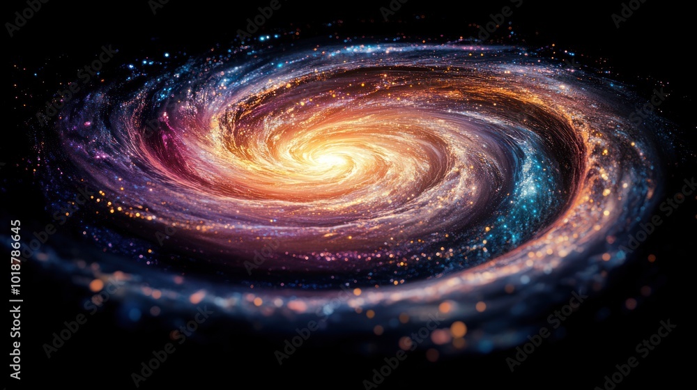 Spiral Galaxy in Space Spiral Galaxy in Space
