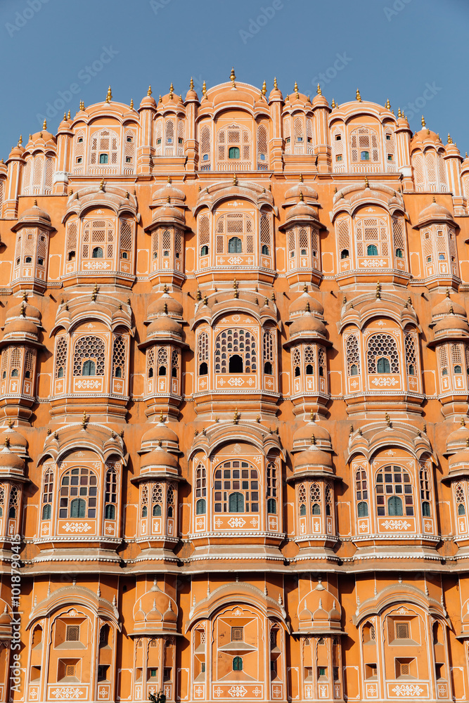 View of Hawa Mahal at sunrise/morning View of Hawa Mahal at sunrise/morning