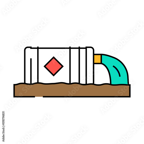 contaminated sites hydrogeologist line icon vector. contaminated sites hydrogeologist sign. isolated symbol illustration